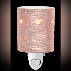 NWT Scentsy Rose Gold Etched Core Mini Warmer